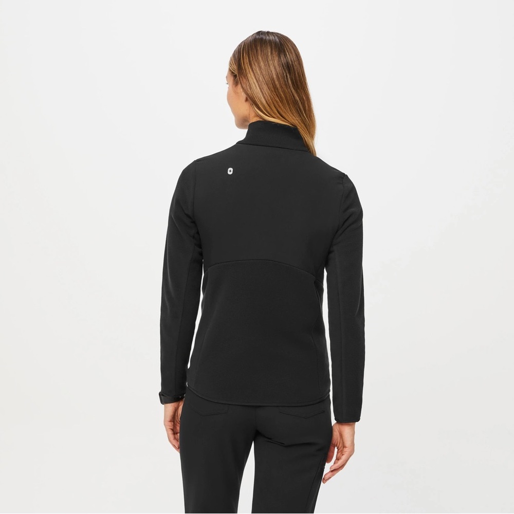 Figs Black scrub Jacket